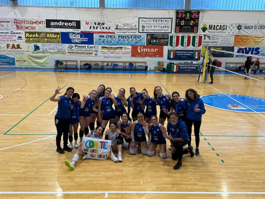 Anche nel Balcone delle Marche, più in alto delle avversarie!